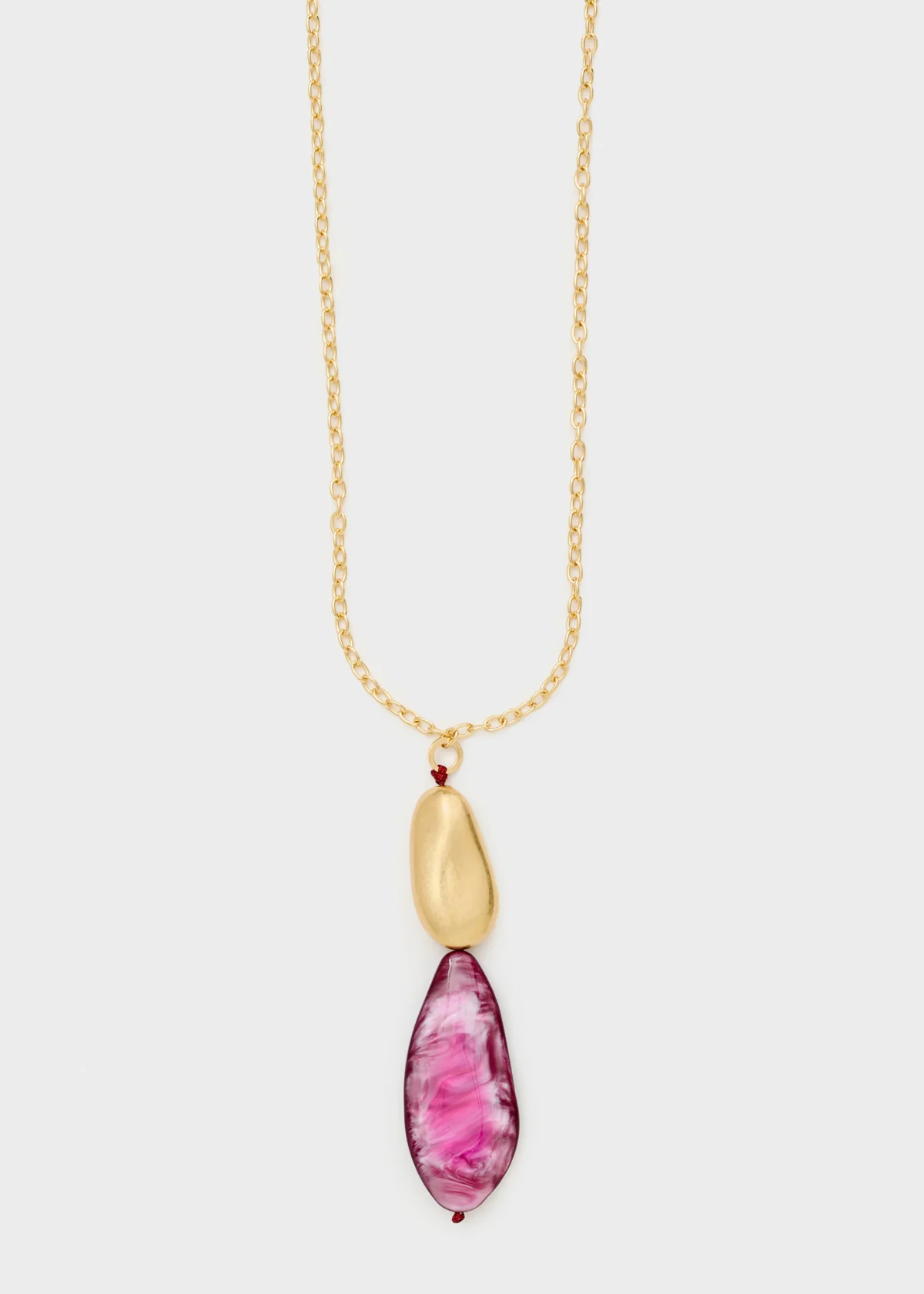 Alternative view of COLLANA OCEAN DOPPIO PENDENTE Nalì