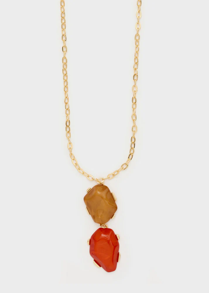 Alternative view of COLLANA MAIA PENDENTI ORO NALIì