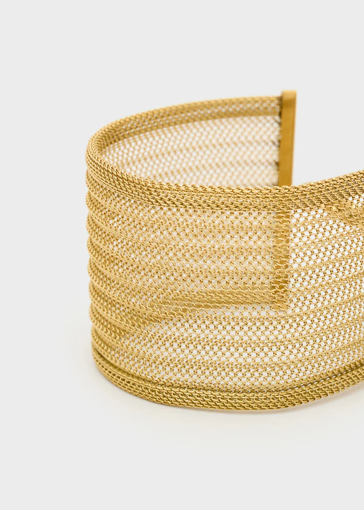 Alternative view of BRACCIALE LUCE MESH ORO NALì