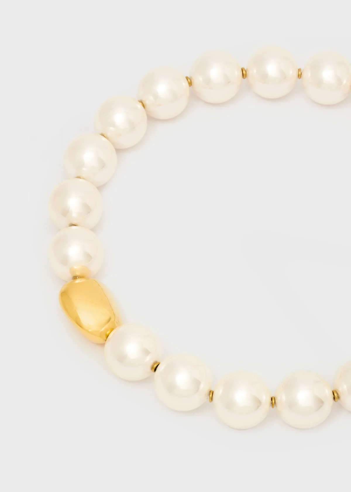 Alternative view of COLLANA PEARL CON ELEMENTO SFERA ORO NALI