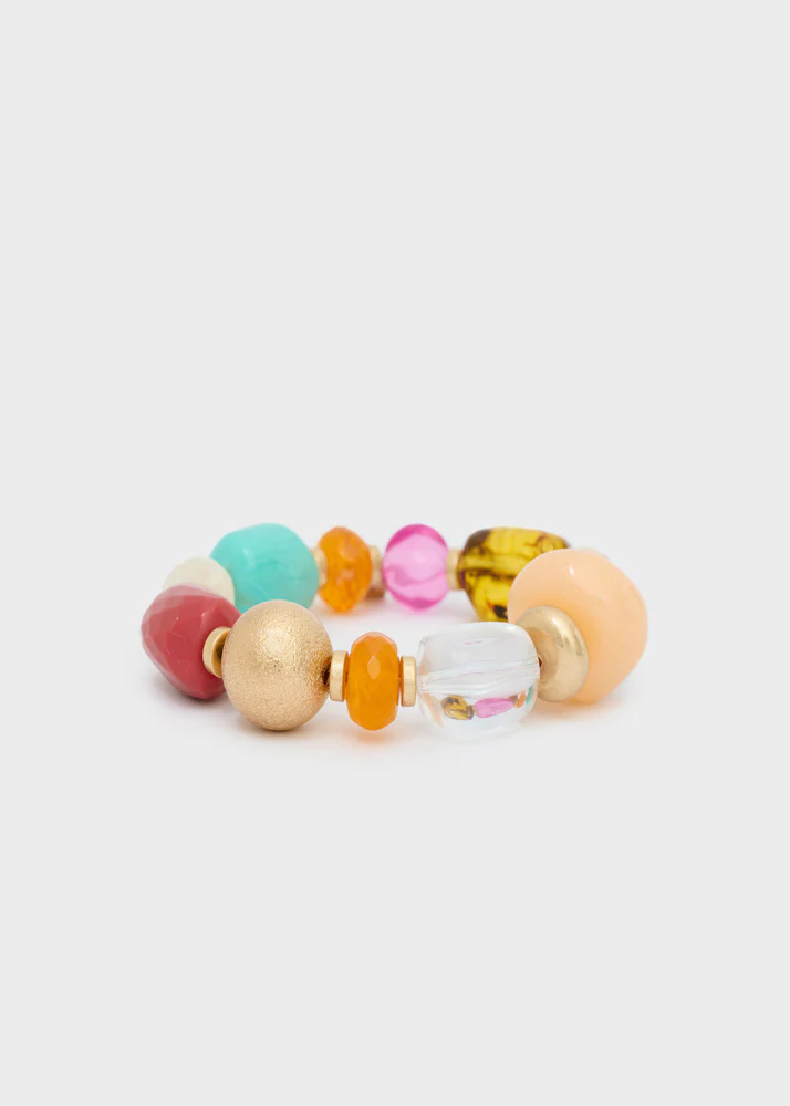 BRACCIALE ELASTICO IN RESINA COLOR MIX NALì