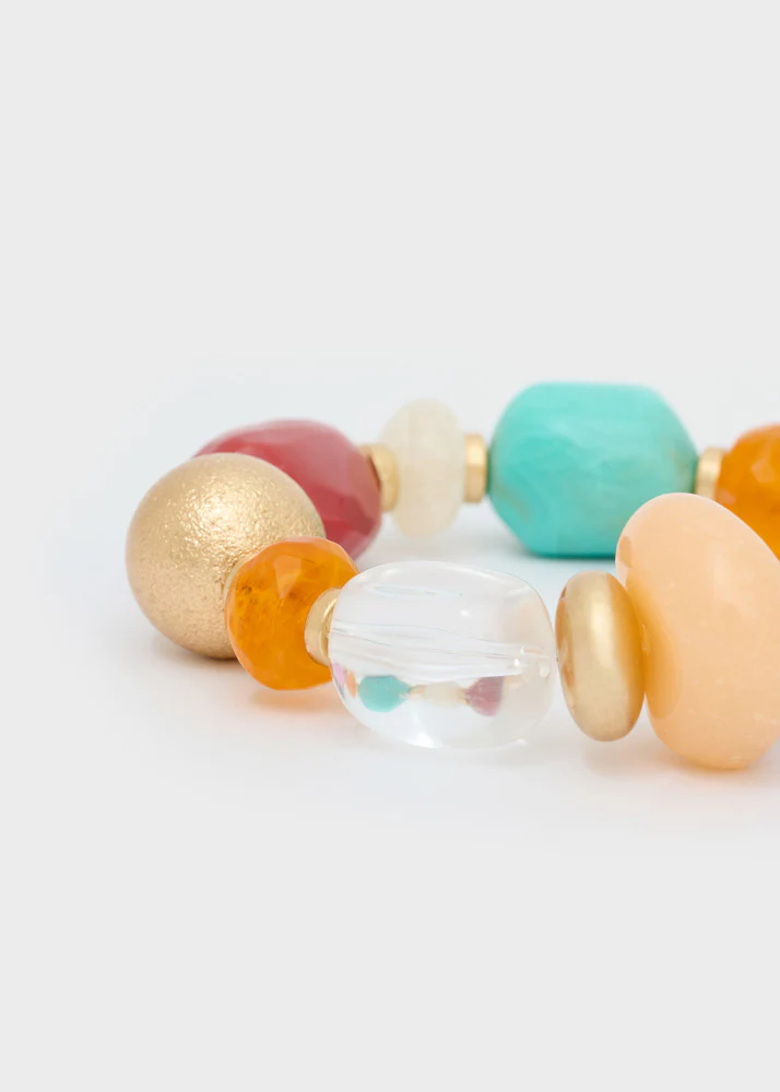 Alternative view of BRACCIALE ELASTICO IN RESINA COLOR MIX NALì
