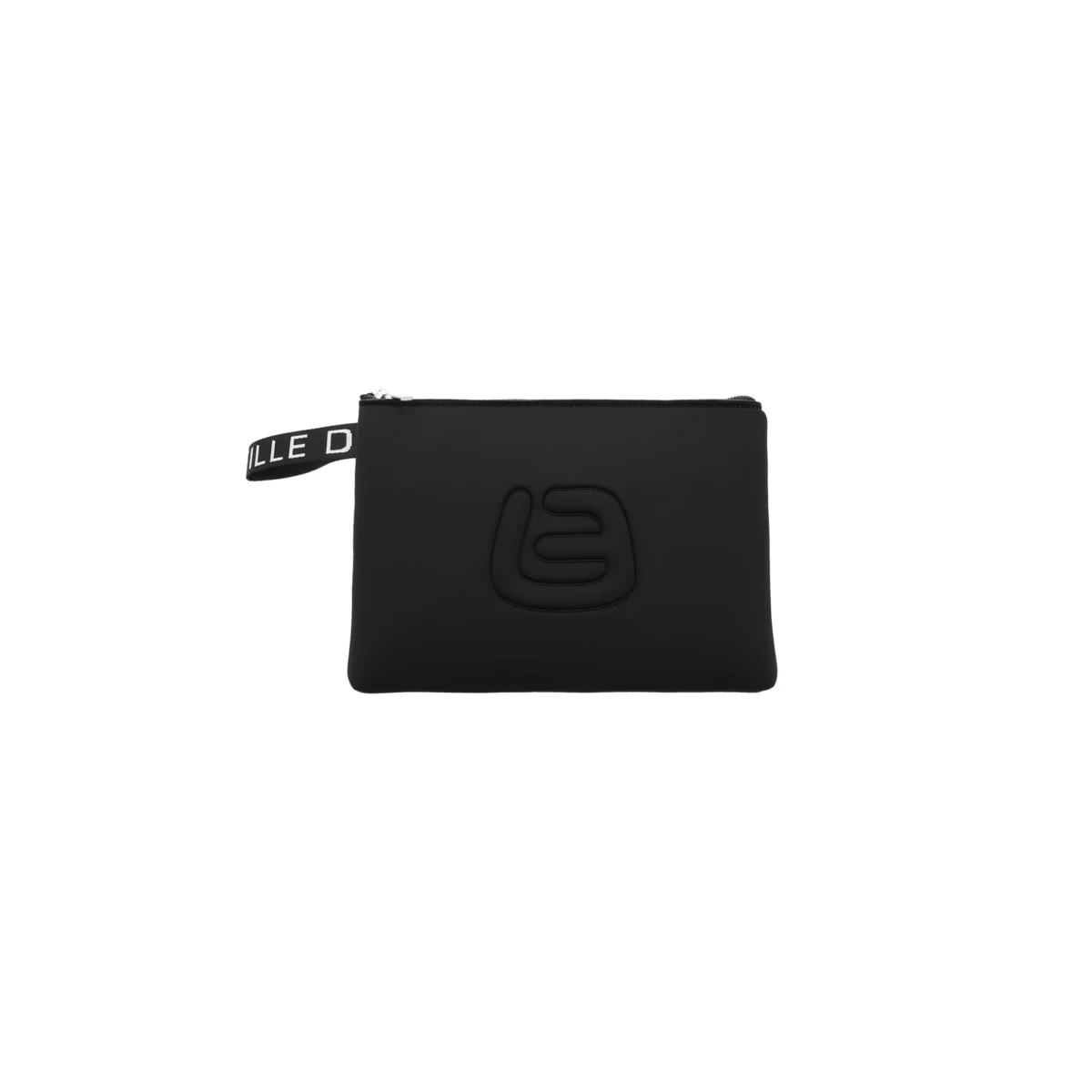 Pochette Alain Tekno Fabric Nero  La Fille Des Fleurs