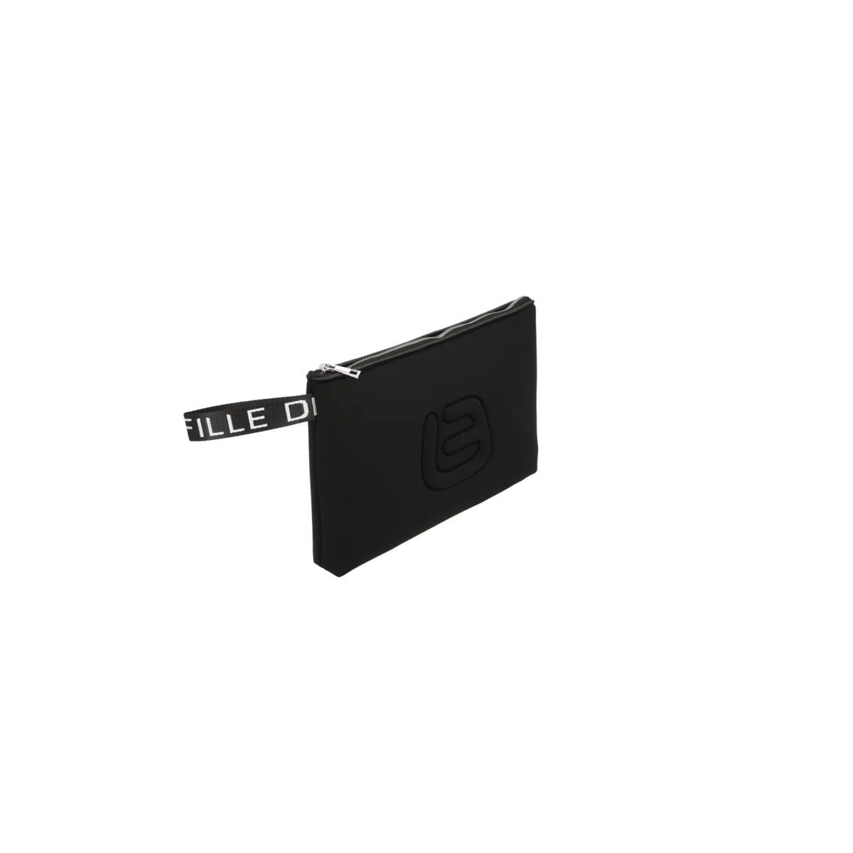 Alternative view of Pochette Alain Tekno Fabric Nero  La Fille Des Fleurs
