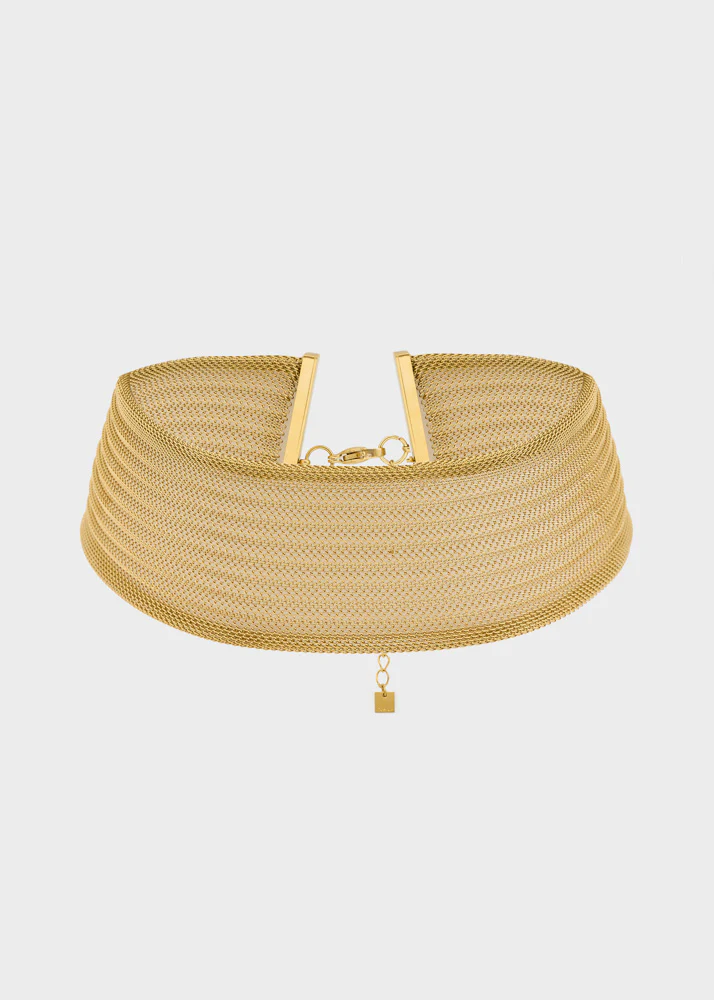 COLLANA LUCE GIROCOLLO MESH ORO NALì