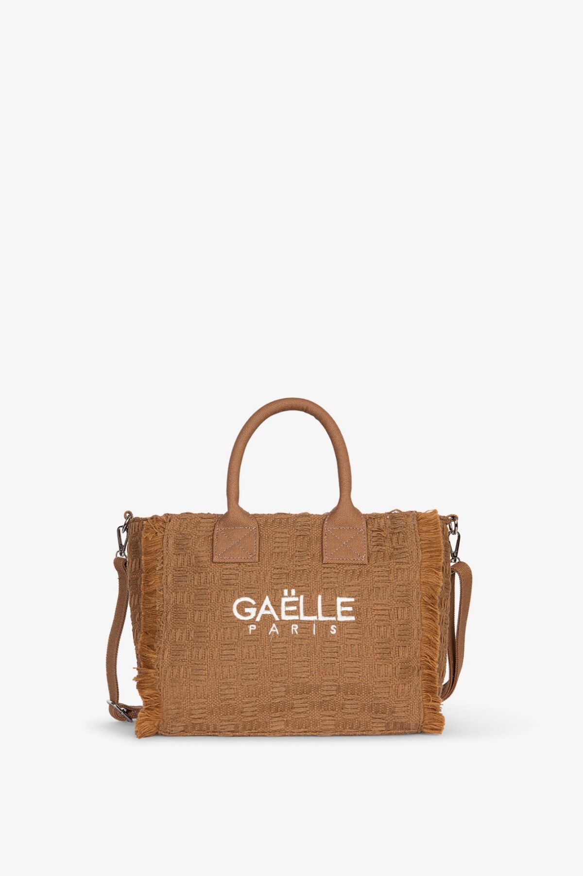 Borsa A Mano Con Tracolla Regular Shopper Ricamo Logo gaelle