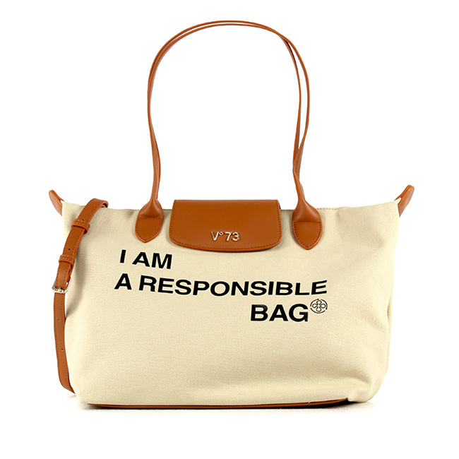Shopper Con Manico Lungo Con Tracolla Responsabile v73