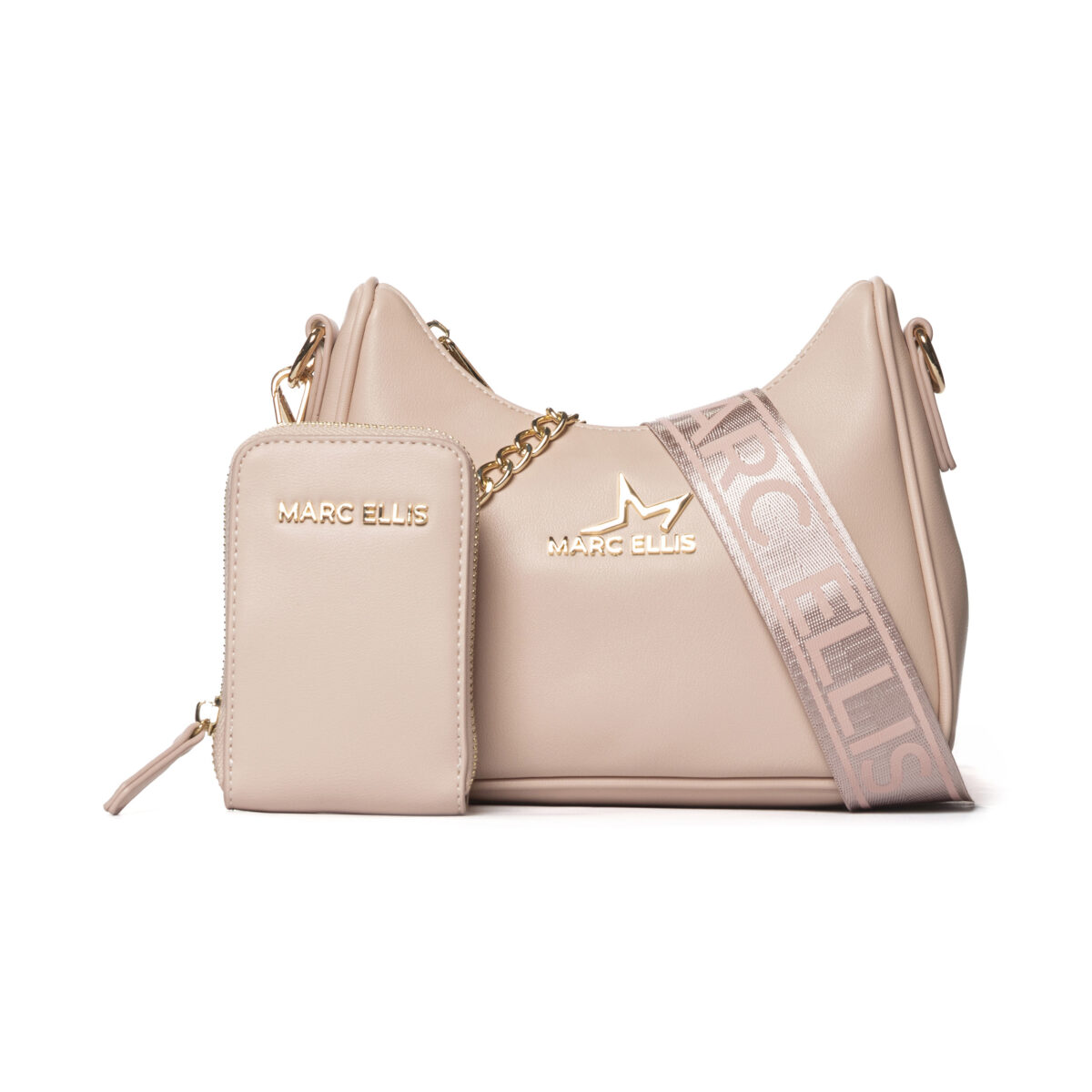 Borsa Con Tracolla Logata  Regolabile  Ariel Star Marc Ellis