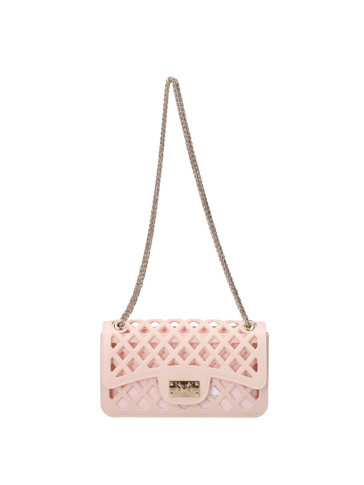 Borsa Con Tracolla In Catena In Materiale Pvc  Marc Ellis Flat Basket
