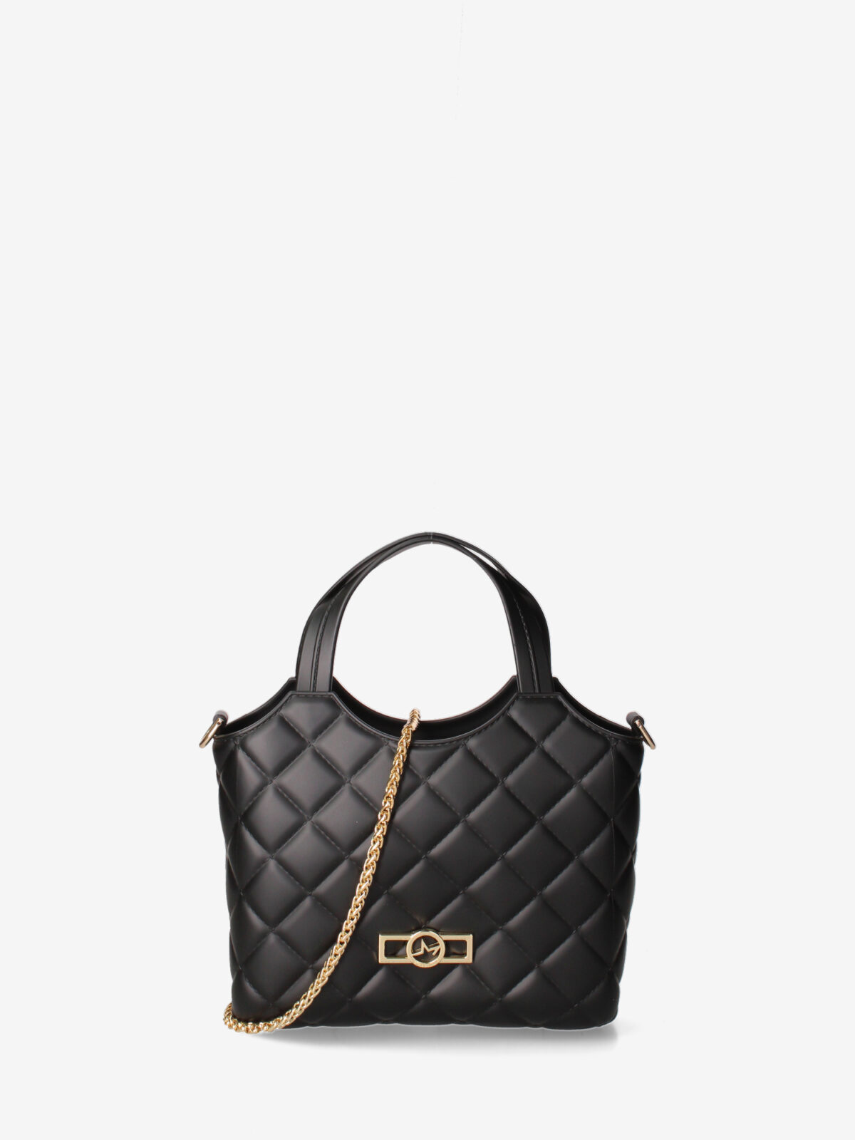 Borsa A Mano Con Tracolla In Catena Materiale Pvc  Marc Ellis Flat Teen