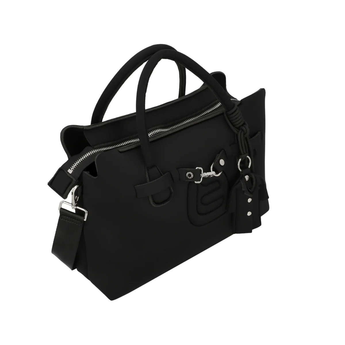 Alternative view of Borsa A  Mano Con Tracolla La Filles Des  Fleurs Mavis Tekno Fabric Black