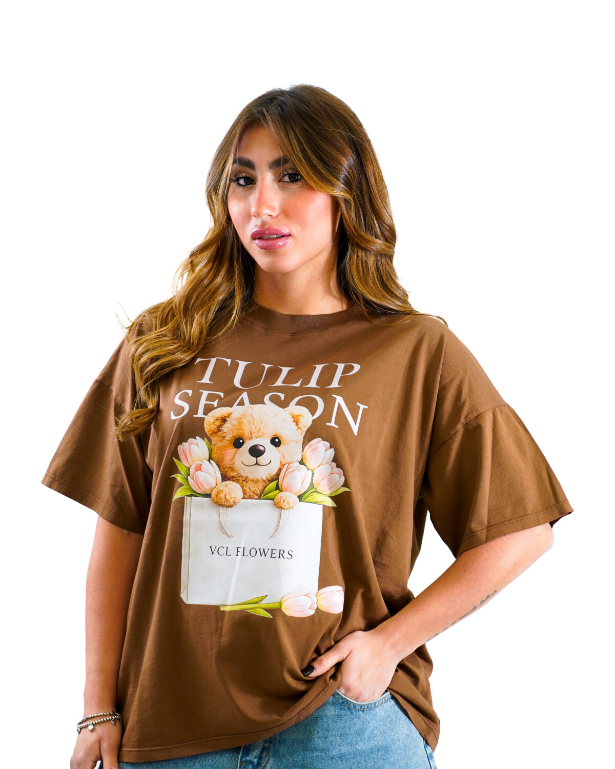 T -Shirt  Vicolo " VCL FLOWERS"