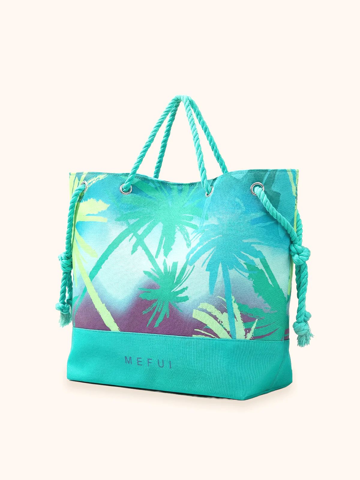 Alternative view of Borsa Mare Me Fui Con Manico Lungo Fantasia Verde