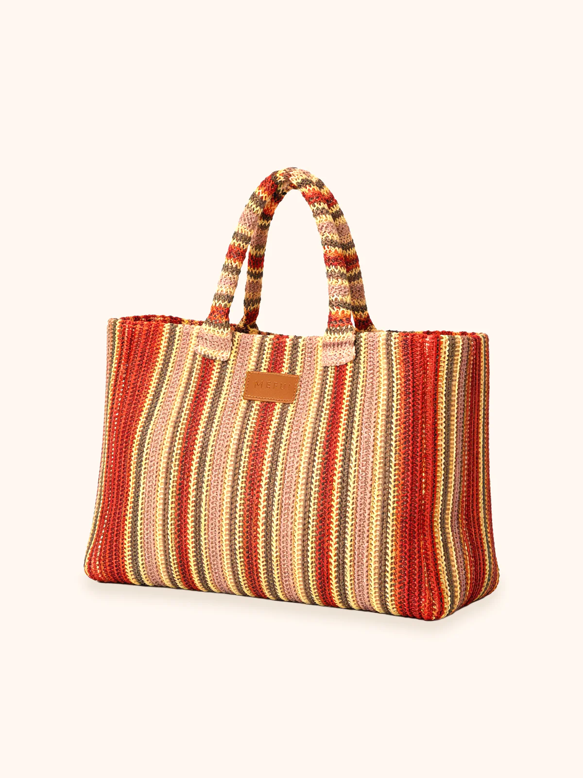 Alternative view of Maxi borsa Con Manico Lungo Me fui Fantasia Rosso