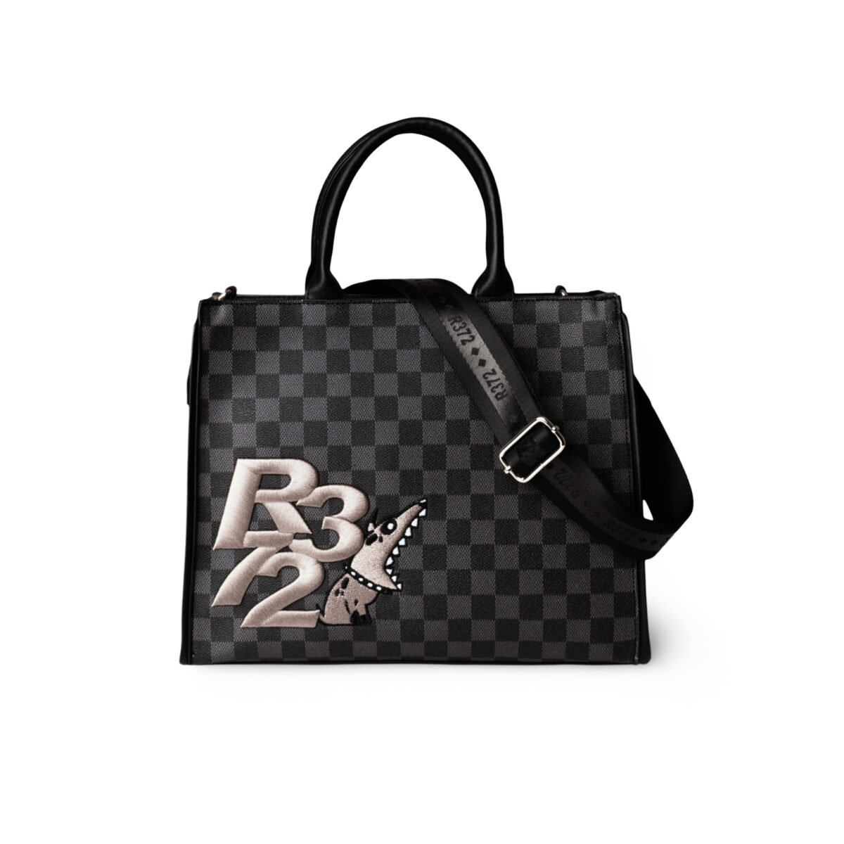Borsa A Mano Con Tracolla R372/B001   BLACK