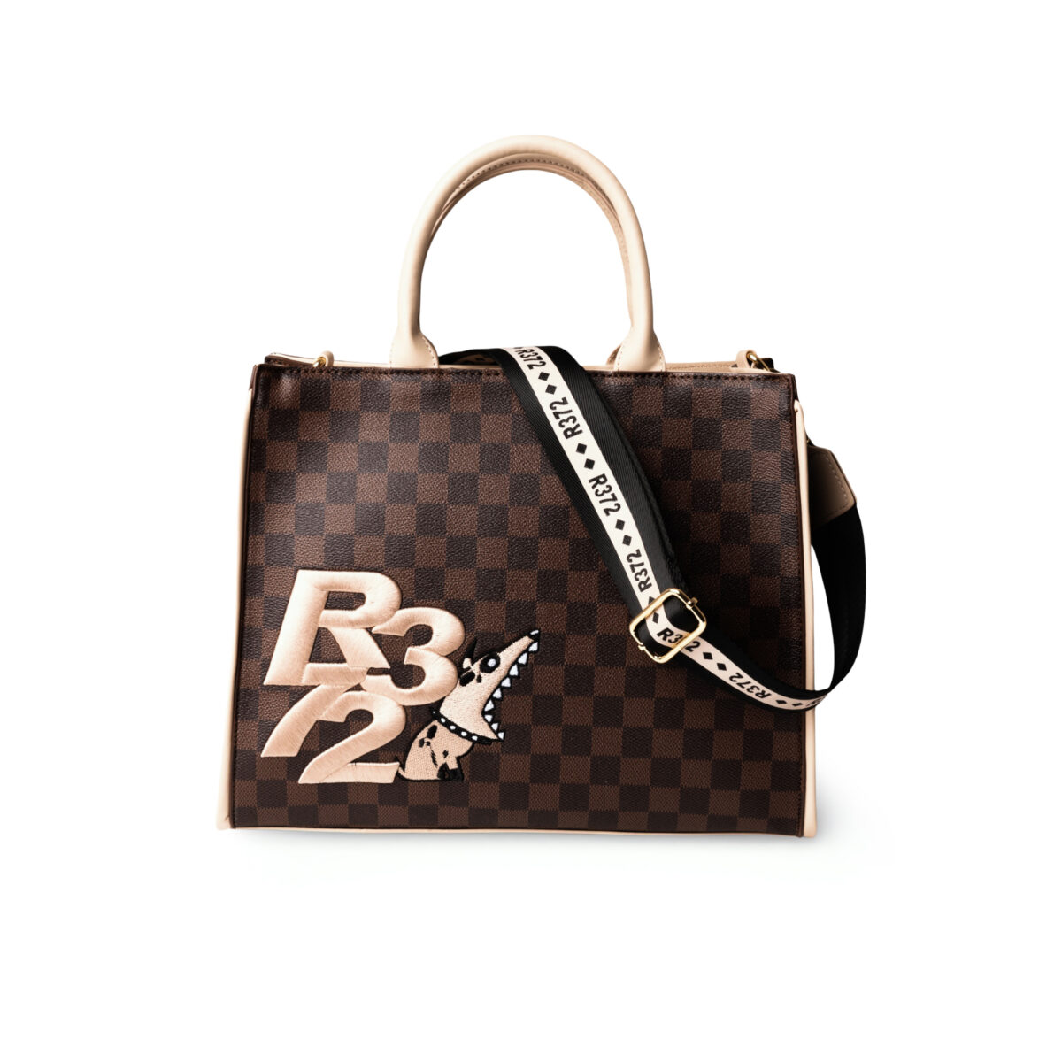 Borsa A Mano Con Tracolla R372/B001 BROWN