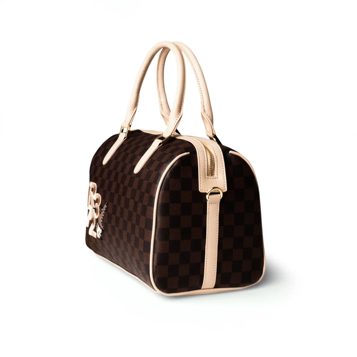 Alternative view of Borsa A Bauletto A Mano Con Tracolla R372/B002   BROWN