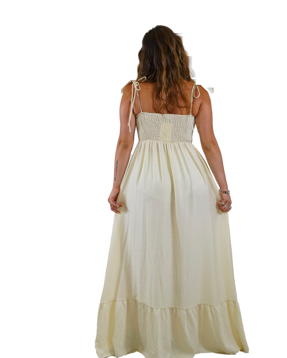 Alternative view of Abito Lungo In Cotone " Dolce Vita"