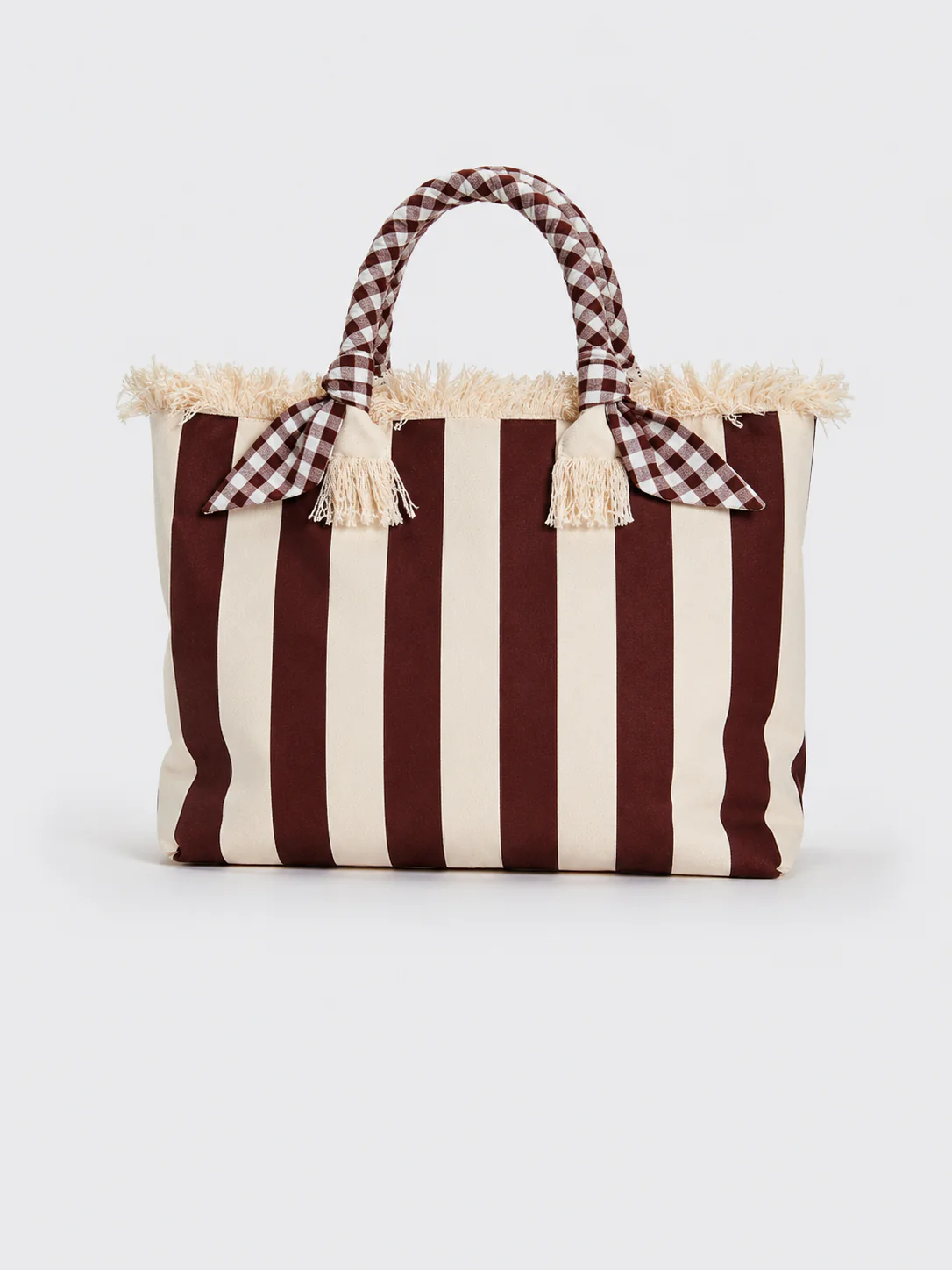 Alternative view of Maxi Shopper A Mano Borsa Ibiza Maxi Stripes Vicolo