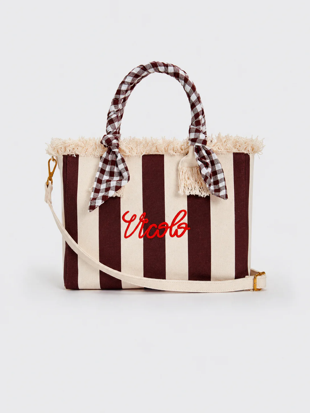 Borsa A Mano Con Tracolla Borsa Ibiza Stripes  Vicolo
