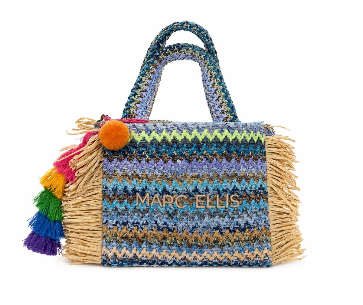 Mini Borsa In Paglia A mano Con Tracolla Marc Ellis BUBY SAINT CLAIRE